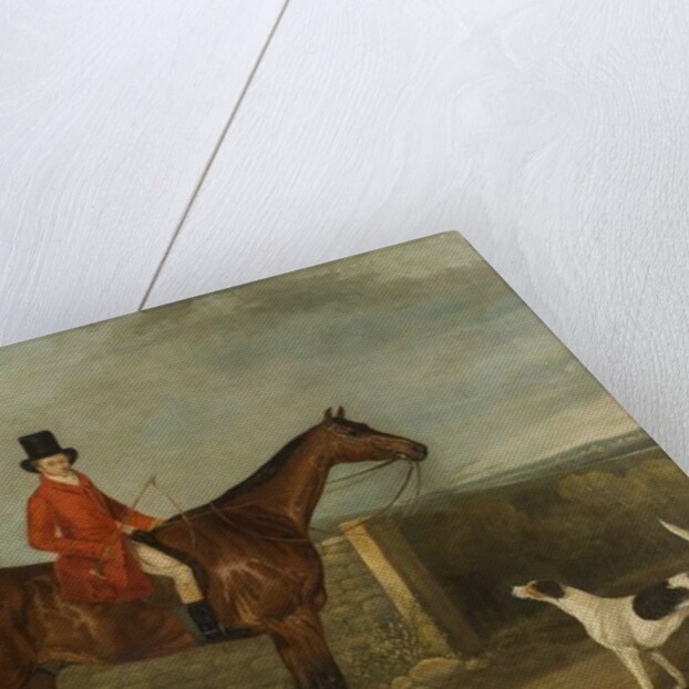 John Hall Kent in Hunting Attire Seated on a Horse, 1825 by David Dalby