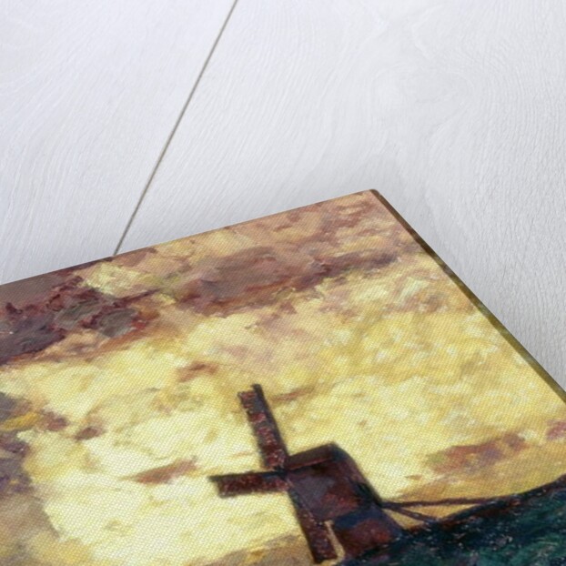 Windmill and Dyke by William Kiddier