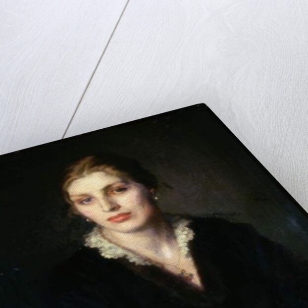 Lady with Fruit, 1917 by Dorothea Landau