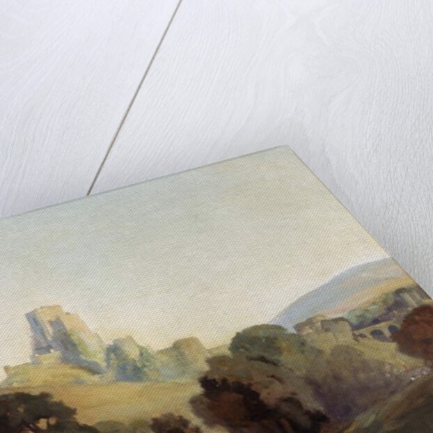 Corfe Castle, 1909 by Niels Moller Lund