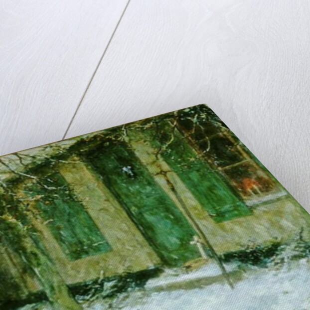 The Green Shutters, Viaticum, Belgium, 1918 by Frank Spenlove-Spenlove