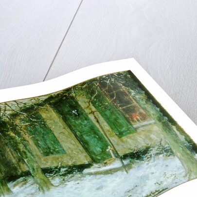 The Green Shutters, Viaticum, Belgium, 1918 by Frank Spenlove-Spenlove