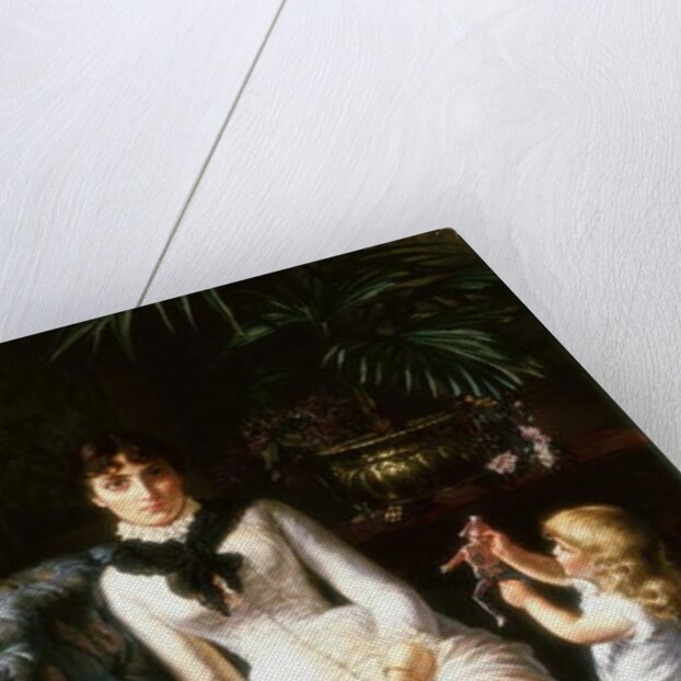 Sad News, c.1880-1883 by Edgard Farasyn