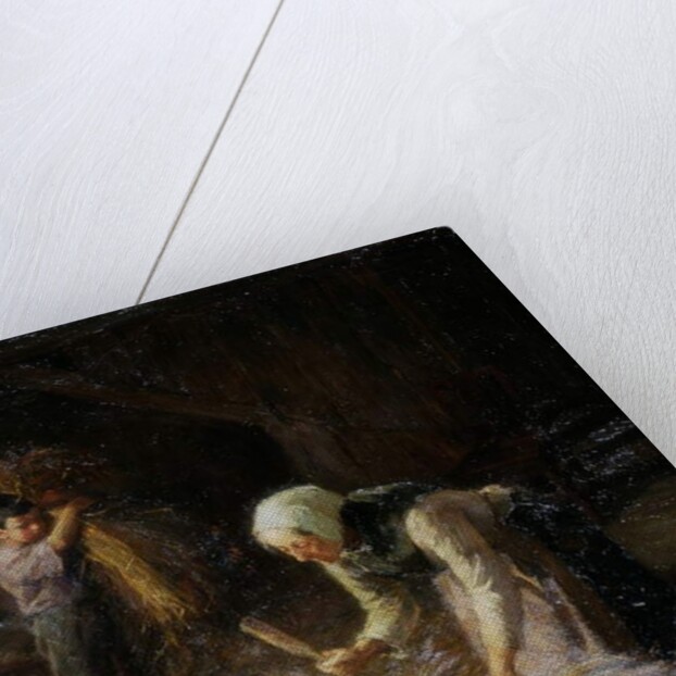 Threshing the Gleanings, 1899 by Ralph Hedley