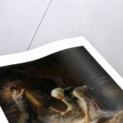 Threshing the Gleanings, 1899 by Ralph Hedley