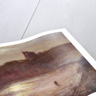 Moonlight - Tynemouth Priory, c.1922 by Robert Jobling