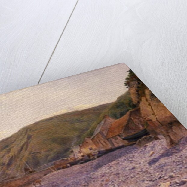 Among the Shingle at Clovelly, 1864 by Charles Napier Hemy