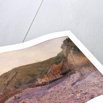 Among the Shingle at Clovelly, 1864 by Charles Napier Hemy