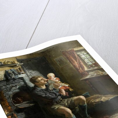 Geordie Haa'd the Bairn, 1890 by Ralph Hedley