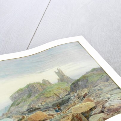 Ruin of a Northumbrian Keep, 1864 by Charles Napier Hemy