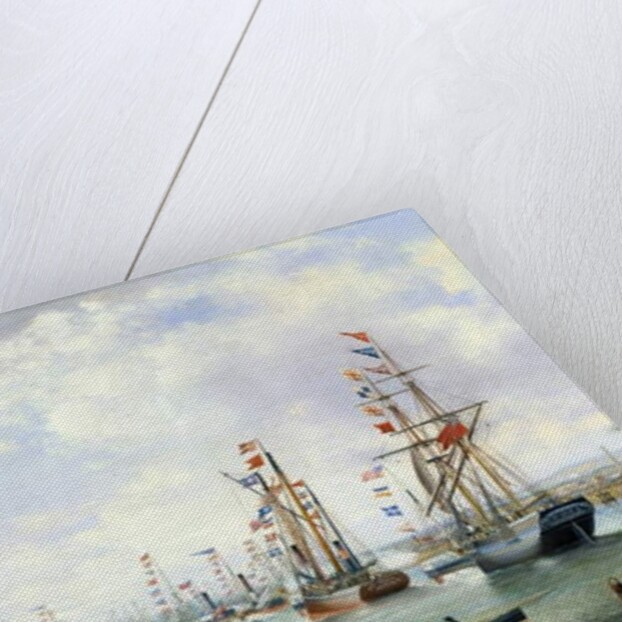 The Opening of Tyne Dock, 1859 by John Scott