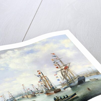 The Opening of Tyne Dock, 1859 by John Scott