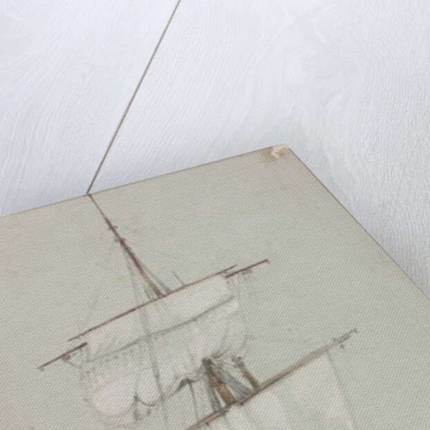Study of a Sailing Ship by John Wilson Carmichael