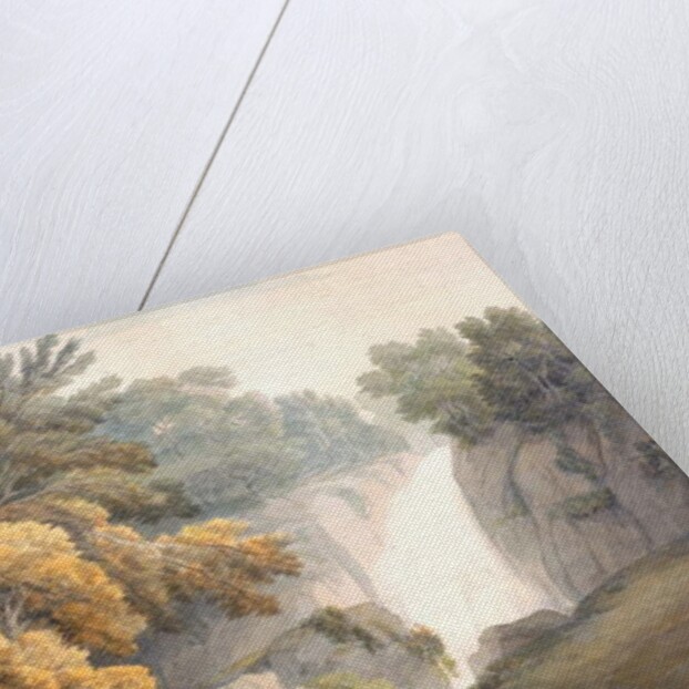 Landscape with Waterfall by Francis Towne