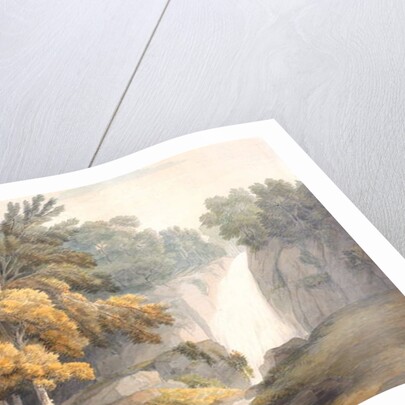 Landscape with Waterfall by Francis Towne