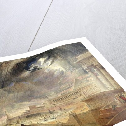 Design for the Seventh Plague of Egypt by John Martin