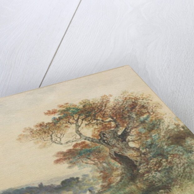 Landscape with Figures on a Stile by John Martin