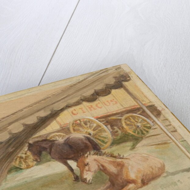 Two Horses Resting, 1884 by John Atkinson