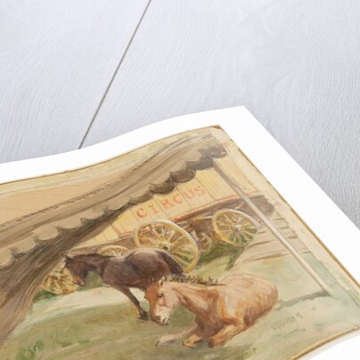 Two Horses Resting, 1884 by John Atkinson