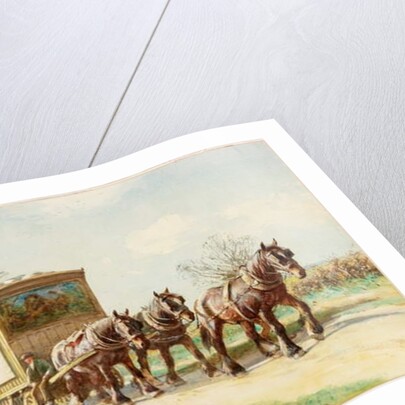 Travelling Menagerie on the Road by John Atkinson