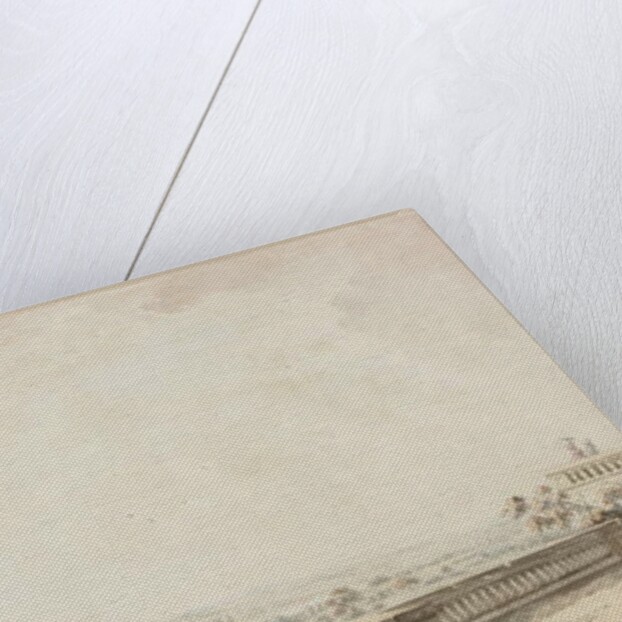 Figures on a Terrace by Michel Vincent Brandoin or Brandouin