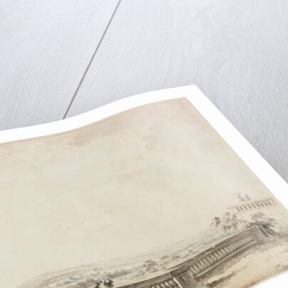 Figures on a Terrace by Michel Vincent Brandoin or Brandouin