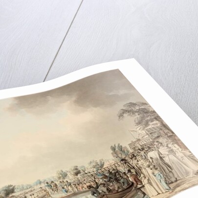 Rowing Match at Richmond, Surrey by Robert Cleveley