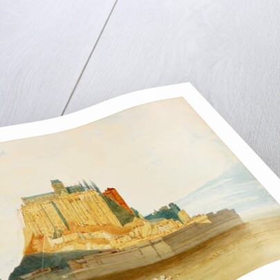 Mont St Michel, 1829 by John Sell Cotman