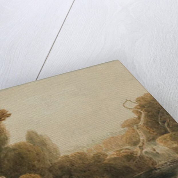 Classical Landscape of Dawn with Pastoral Figures and Aurora in Her Chariot, 1804 by Joshua Cristall