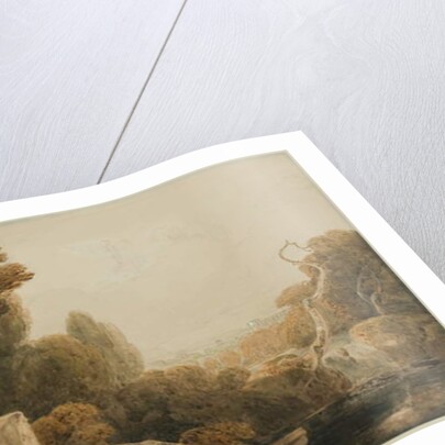 Classical Landscape of Dawn with Pastoral Figures and Aurora in Her Chariot, 1804 by Joshua Cristall