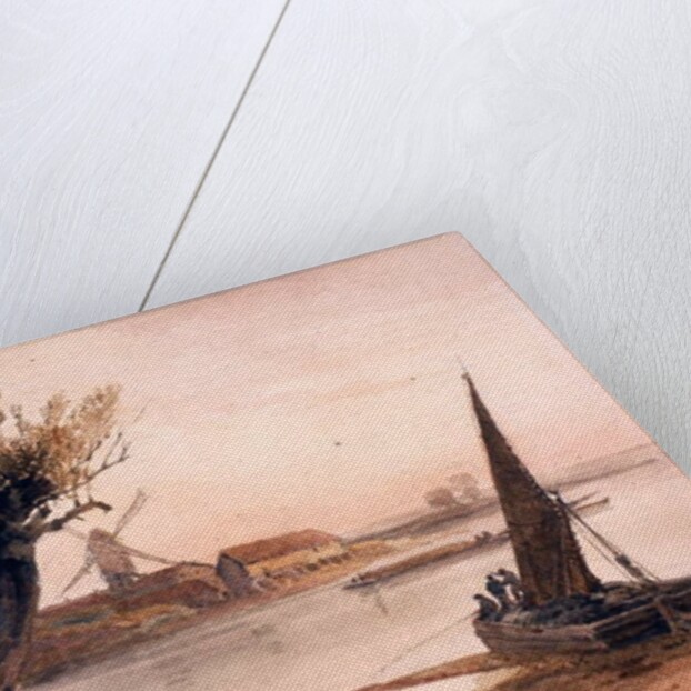 On the River Witham by Peter de Wint