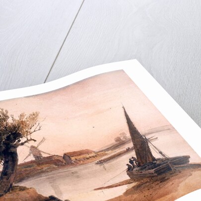 On the River Witham by Peter de Wint