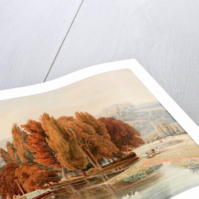 An Island on the Thames near Park Place, Oxfordshire by William Havell