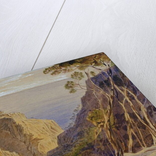 Eza, France, 1865 by Edward Lear