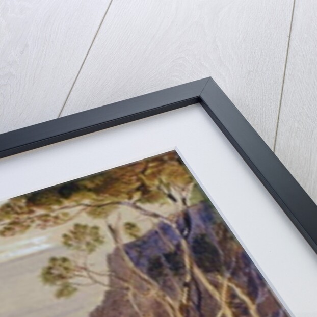 Eza, France, 1865 by Edward Lear