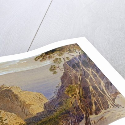 Eza, France, 1865 by Edward Lear