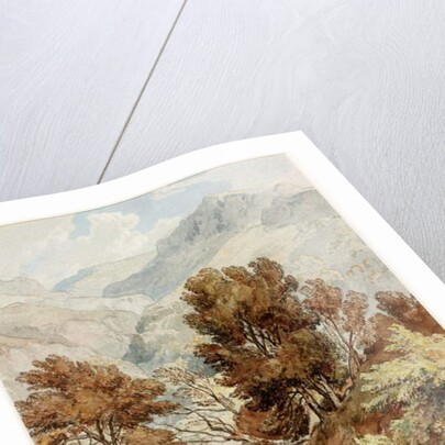 View from Shore of Keswick Lake by Ramsay Richard Reinagle