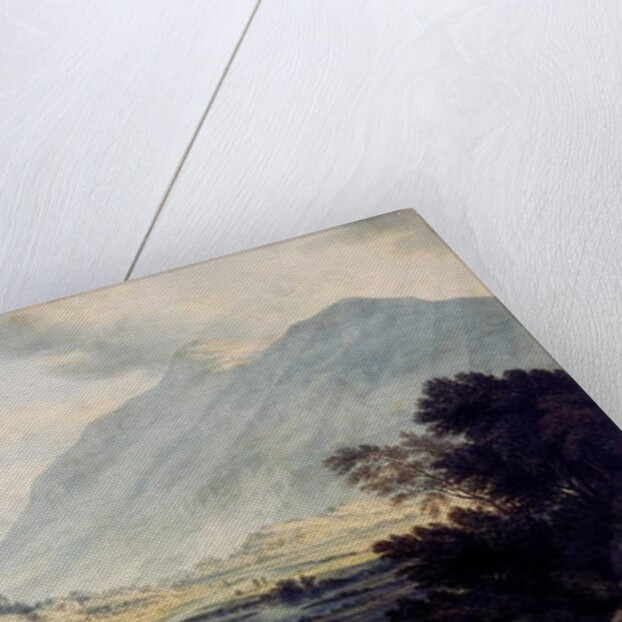 Near Capel Curig, with a view of Mount Snowdon, Wales by John Glover