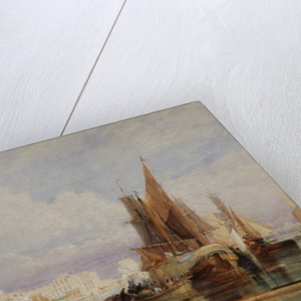 Scene at Greenwich, on the River Thames on the Morning of Saturday, the 10th of August, the day on which His Most Gracious Majesty George the Fourth, embarked for Scotland by Thomas Miles Richardson