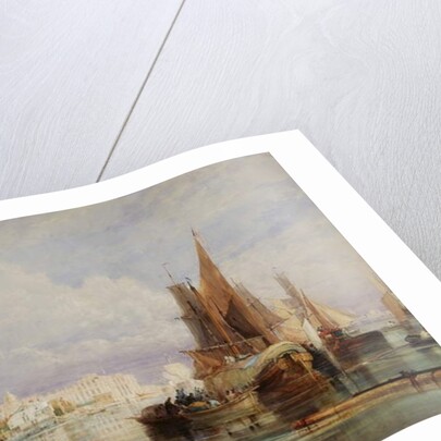 Scene at Greenwich, on the River Thames on the Morning of Saturday, the 10th of August, the day on which His Most Gracious Majesty George the Fourth, embarked for Scotland by Thomas Miles Richardson