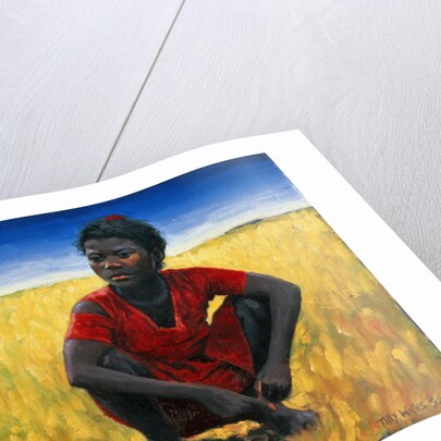 Girl in Red, 1992 by Tilly Willis