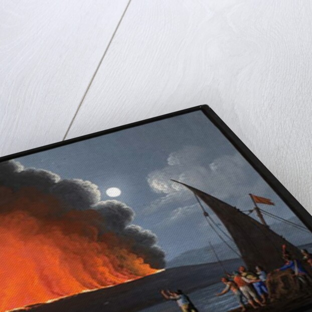 Vesuvius, eruption of 1810 by Italian School