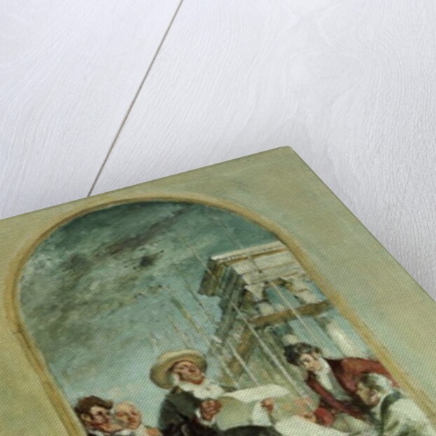 Sketch for 'The Four Founders of University College', 1922 by Henry Tonks