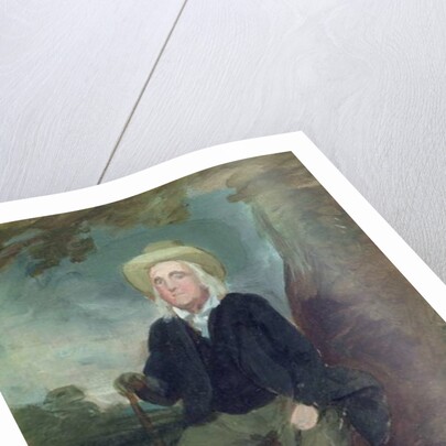 Jeremy Bentham in an imaginary landscape, 1835 by George Frederic Watts