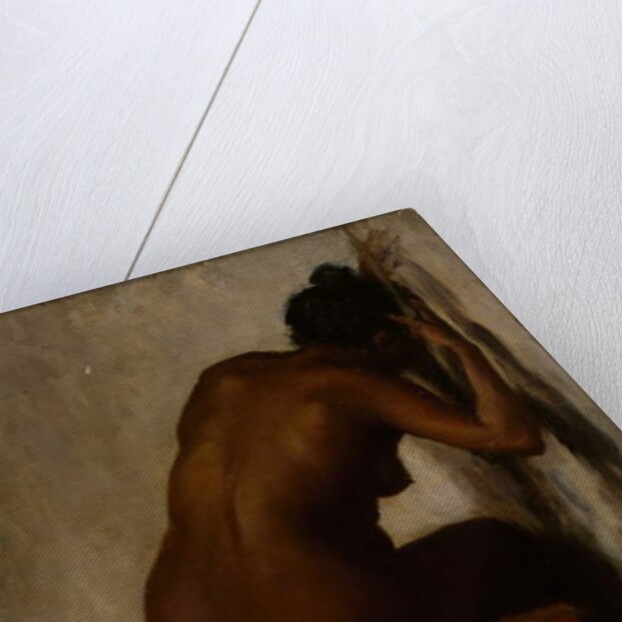 Female Figure Seated, c.1898 [LDUCS-5186] by Evelyn Cheston