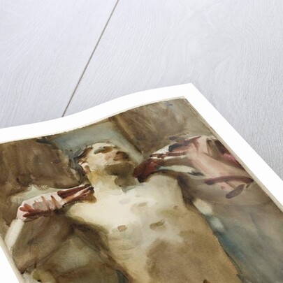 Study of a Male Nude Figure by John Singer Sargent