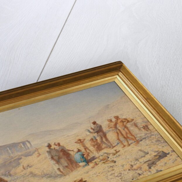 Excavating in Egypt: Professor Petrie at Thebes by Henry Wallis