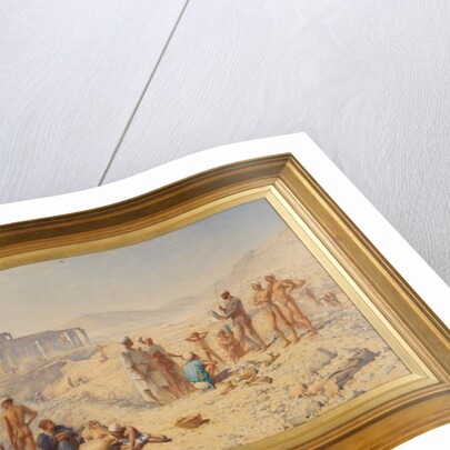 Excavating in Egypt: Professor Petrie at Thebes by Henry Wallis