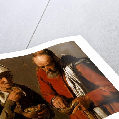 Peasant Couple Eating, 1621 by Georges de la Tour