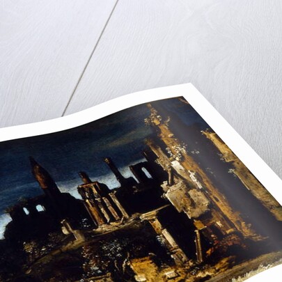 Town in ruins by Desiderio Monsu